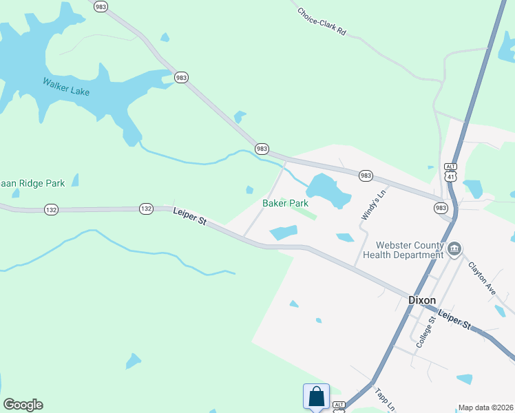 map of restaurants, bars, coffee shops, grocery stores, and more near 121 Lakeview Drive in Dixon