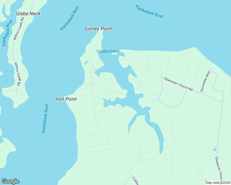 map of restaurants, bars, coffee shops, grocery stores, and more near Hudgins Point Lane in Cobbs Creek