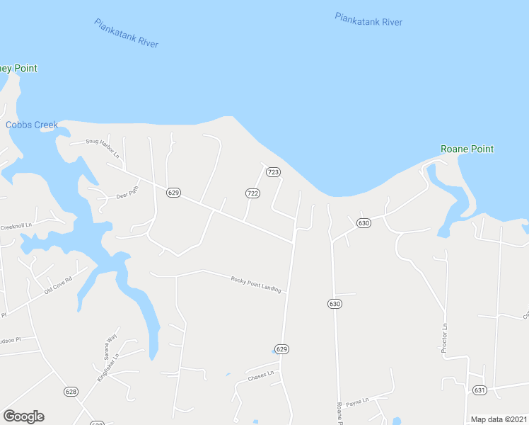 map of restaurants, bars, coffee shops, grocery stores, and more near 165 Cobbs Shores Drive in Cobbs Creek