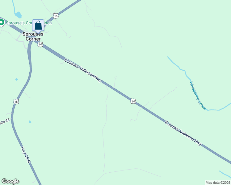 map of restaurants, bars, coffee shops, grocery stores, and more near East James Anderson Highway in Dillwyn