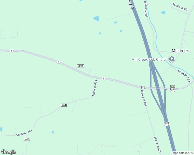 map of restaurants, bars, coffee shops, grocery stores, and more near 2392 State Highway E in Fredericktown