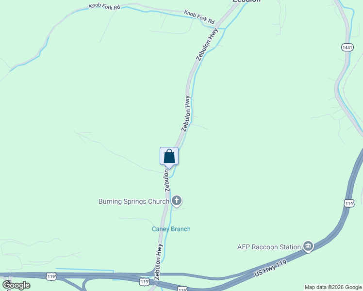 map of restaurants, bars, coffee shops, grocery stores, and more near 198 Ford Road in Pikeville