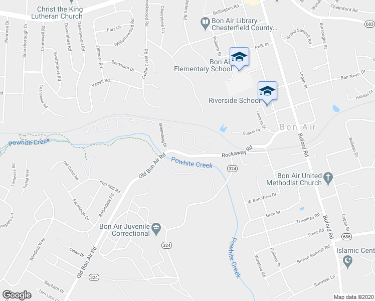 map of restaurants, bars, coffee shops, grocery stores, and more near 2360 Waters Mill Circle in Richmond