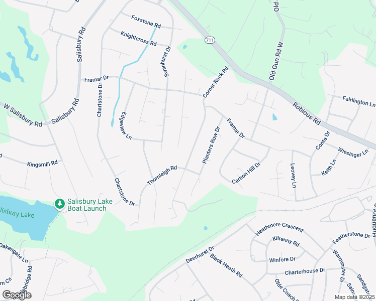 map of restaurants, bars, coffee shops, grocery stores, and more near 2230 Corner Rock Road in Midlothian