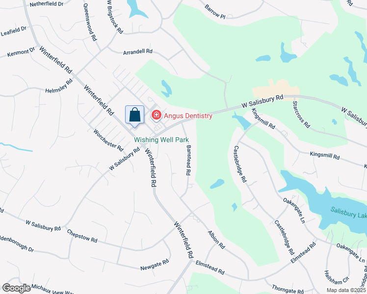 map of restaurants, bars, coffee shops, grocery stores, and more near 2310 Banstead Road in Midlothian