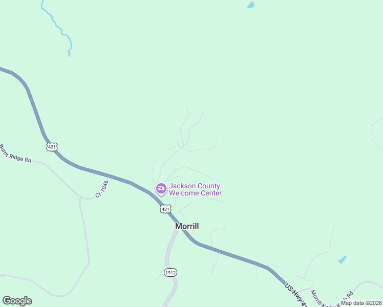 map of restaurants, bars, coffee shops, grocery stores, and more near 250 Big Hill Mountain Road in McKee