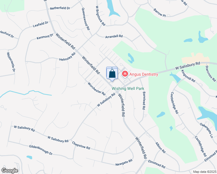 map of restaurants, bars, coffee shops, grocery stores, and more near 14100 Worchester Court in Midlothian