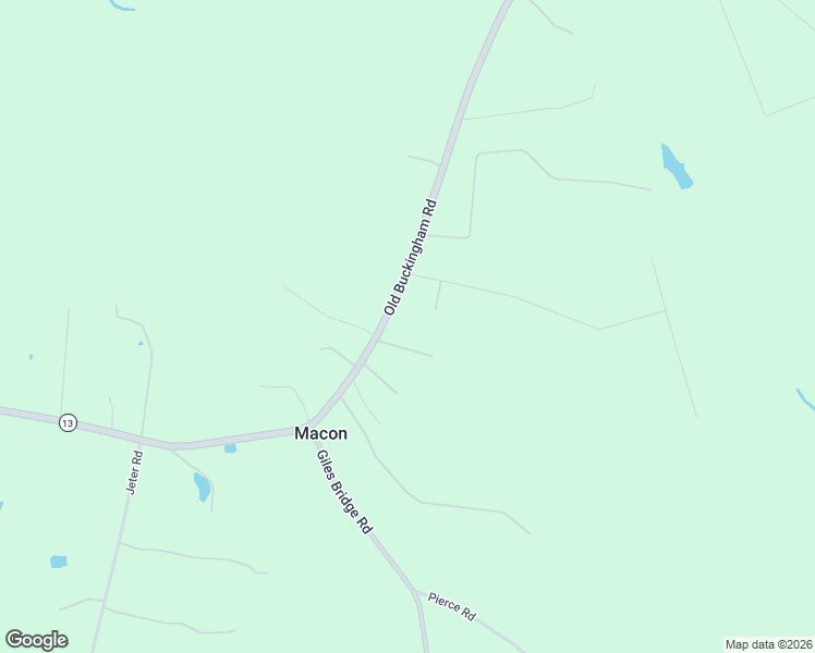 map of restaurants, bars, coffee shops, grocery stores, and more near 4451 Old Buckingham Road in Powhatan