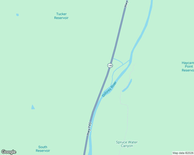 map of restaurants, bars, coffee shops, grocery stores, and more near 21501 State Highway 145 in Dolores