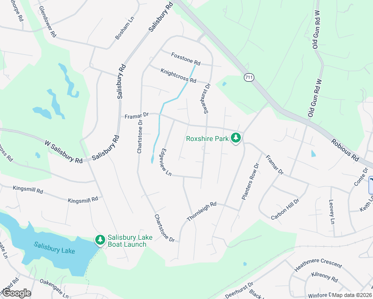 map of restaurants, bars, coffee shops, grocery stores, and more near 2311 Olde Stone Road in Midlothian