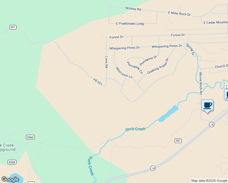 map of restaurants, bars, coffee shops, grocery stores, and more near 90 Christensen Road in Duck Creek Village