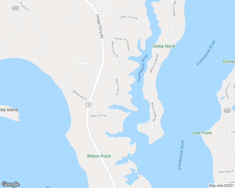 map of restaurants, bars, coffee shops, grocery stores, and more near 1 Mariners Point Lane in Hartfield