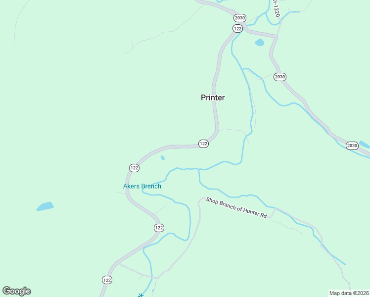 map of restaurants, bars, coffee shops, grocery stores, and more near Woody Lane in Printer