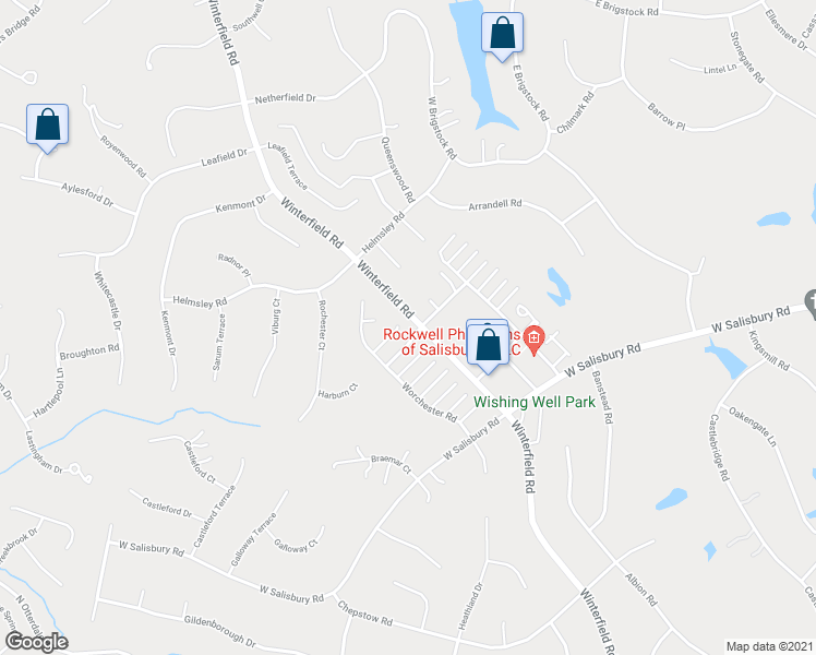 map of restaurants, bars, coffee shops, grocery stores, and more near 14100 Mortemer Road in Midlothian