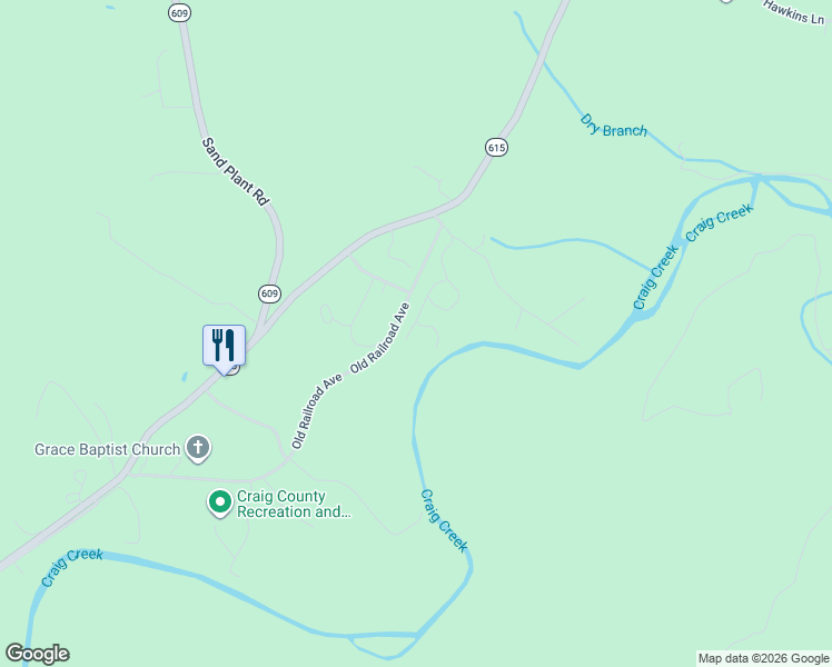 map of restaurants, bars, coffee shops, grocery stores, and more near State Route 676 in New Castle