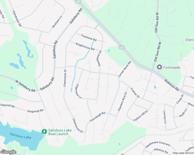 map of restaurants, bars, coffee shops, grocery stores, and more near 2440 Swanhurst Drive in Midlothian