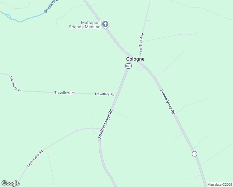 map of restaurants, bars, coffee shops, grocery stores, and more near 507 Stratton Major Road in West Point