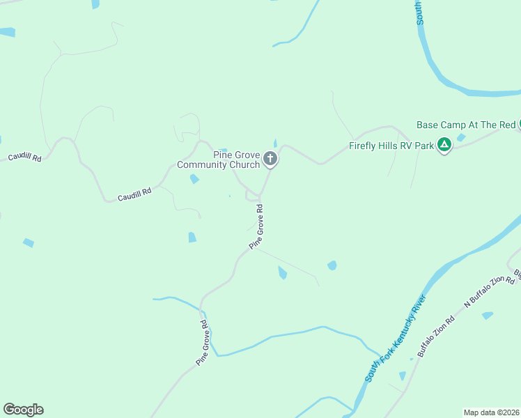map of restaurants, bars, coffee shops, grocery stores, and more near 1021 Pine Grove Road in Beattyville