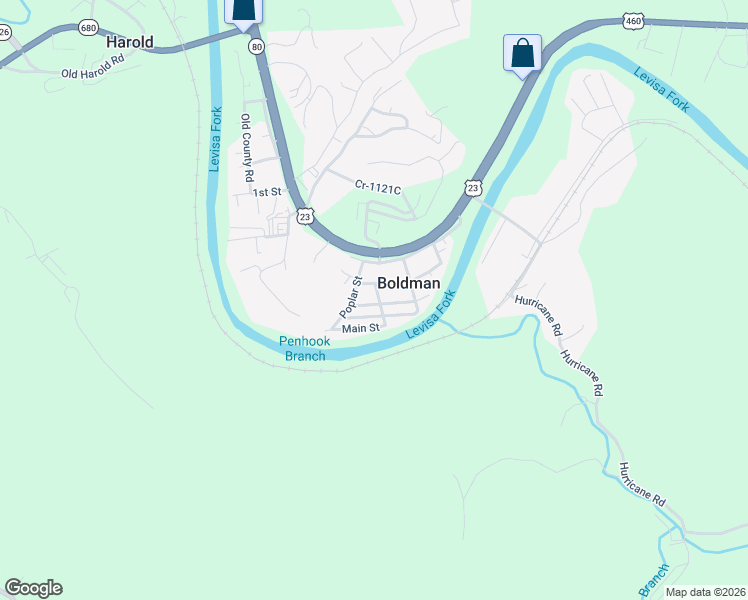 map of restaurants, bars, coffee shops, grocery stores, and more near 47-99 1st St in Harold