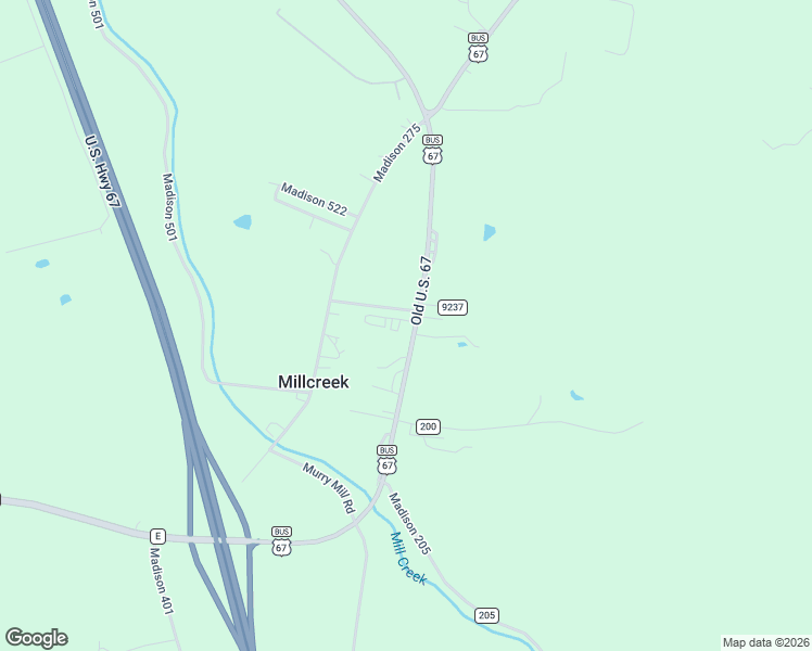 map of restaurants, bars, coffee shops, grocery stores, and more near 1658 Business Highway 67 in Fredericktown