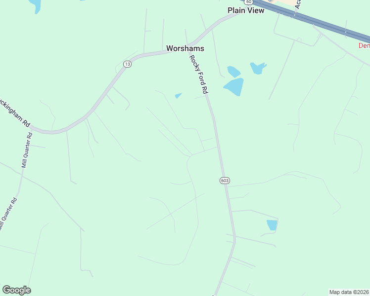 map of restaurants, bars, coffee shops, grocery stores, and more near 1977 Fairpine Drive in Powhatan