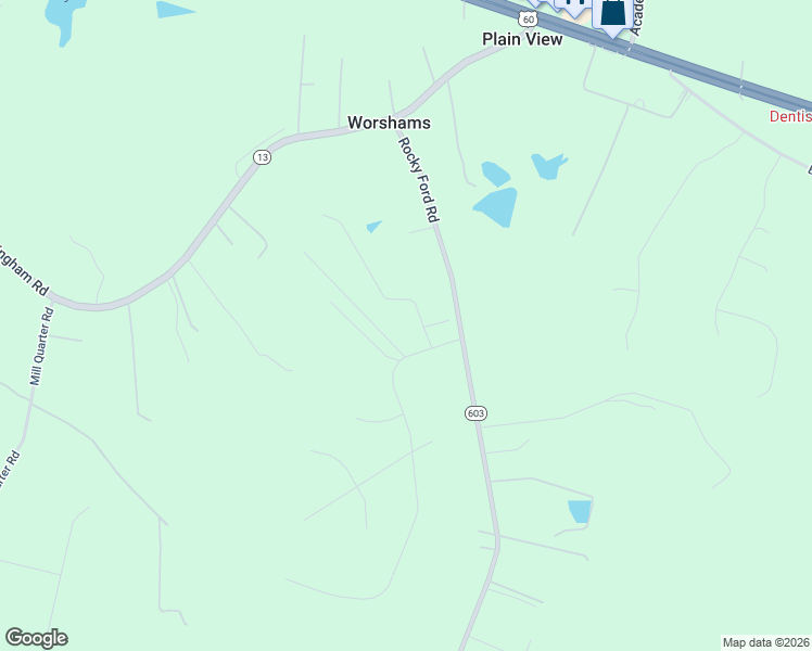 map of restaurants, bars, coffee shops, grocery stores, and more near 1977 Fairpine Drive in Powhatan
