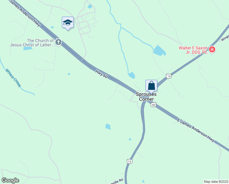 map of restaurants, bars, coffee shops, grocery stores, and more near State Route 859 in Buckingham