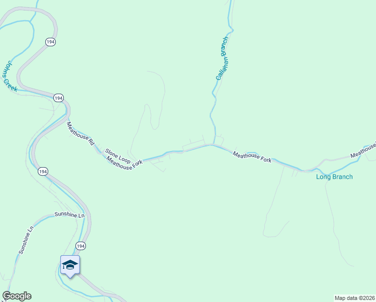 map of restaurants, bars, coffee shops, grocery stores, and more near 500-818 Meathouse Fork in Kimper
