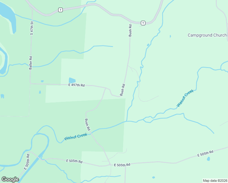 map of restaurants, bars, coffee shops, grocery stores, and more near 641 East 497th Road in Aldrich