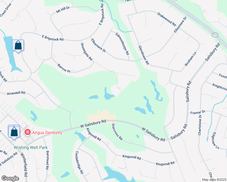 map of restaurants, bars, coffee shops, grocery stores, and more near 2724 Stonegate Court in Midlothian