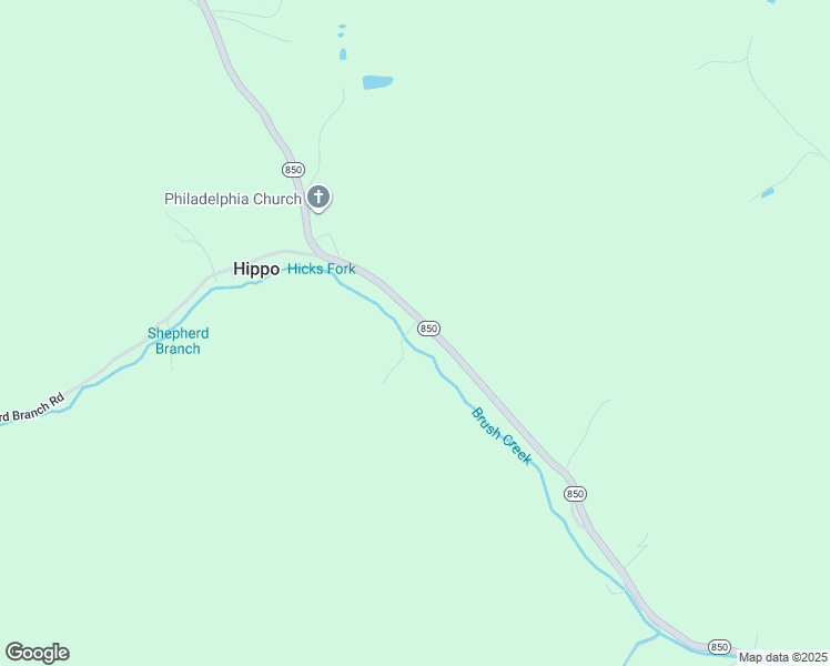 map of restaurants, bars, coffee shops, grocery stores, and more near Davis Drive in Prestonsburg
