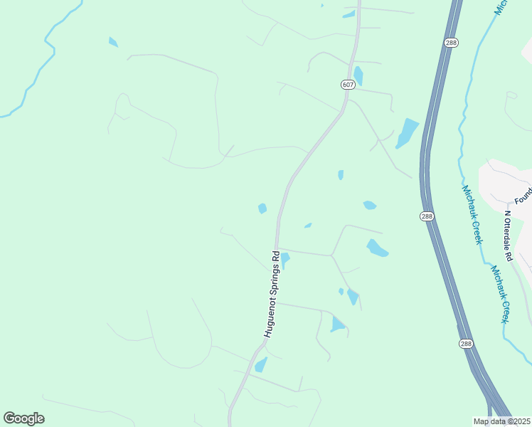 map of restaurants, bars, coffee shops, grocery stores, and more near 2306 Huguenot Springs Road in Midlothian