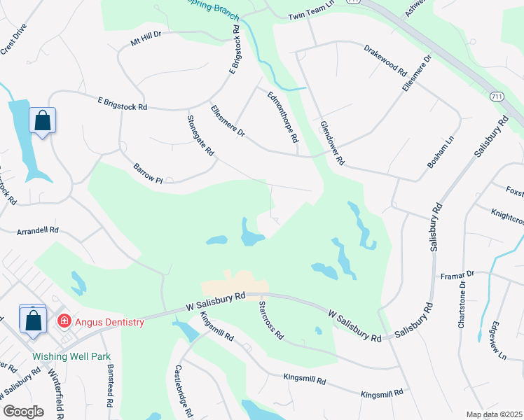 map of restaurants, bars, coffee shops, grocery stores, and more near 2712 Stonegate Court in Midlothian