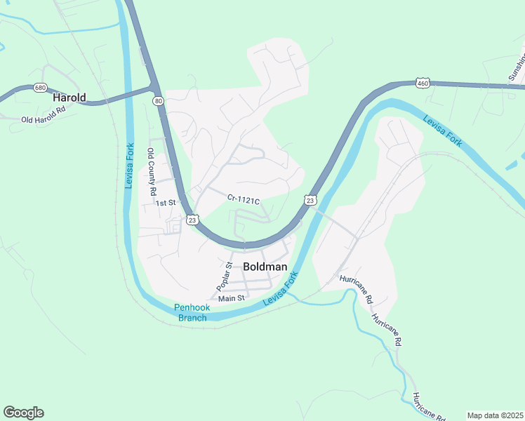 map of restaurants, bars, coffee shops, grocery stores, and more near 33 Champagne Road in Harold