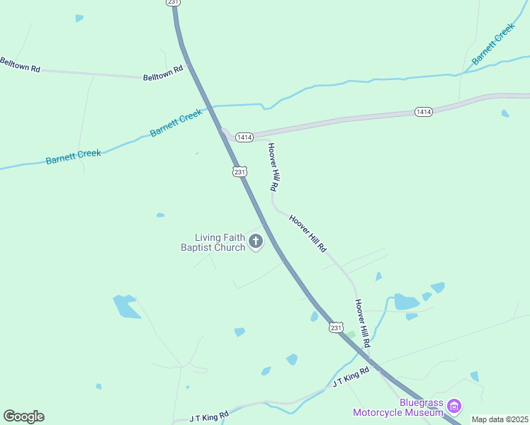 map of restaurants, bars, coffee shops, grocery stores, and more near U.S. 231 in Hartford
