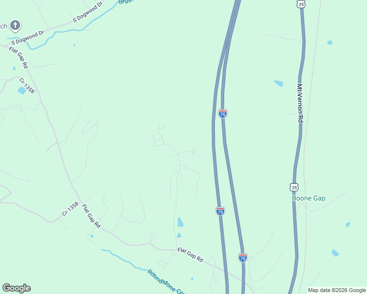 map of restaurants, bars, coffee shops, grocery stores, and more near 516 Madison View Road in Berea