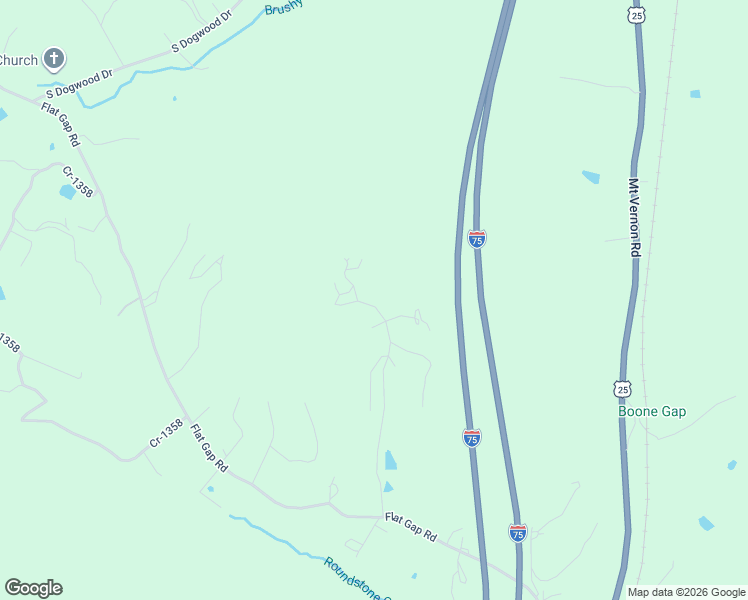 map of restaurants, bars, coffee shops, grocery stores, and more near 516 Madison View Road in Berea