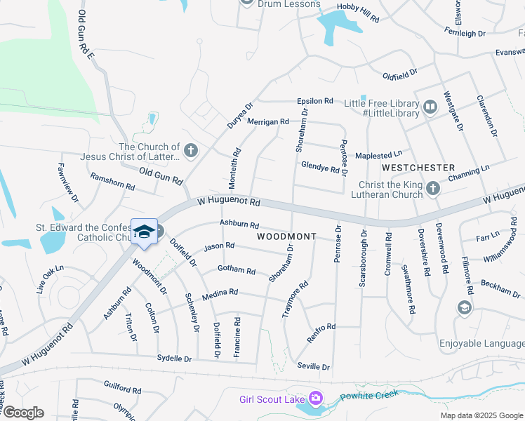 map of restaurants, bars, coffee shops, grocery stores, and more near 10341 Virginia 147 in Richmond