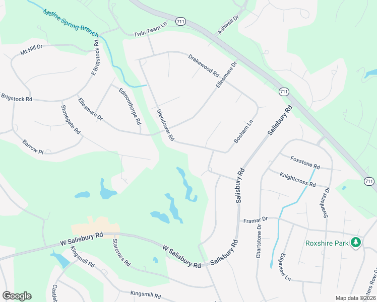 map of restaurants, bars, coffee shops, grocery stores, and more near 13429 Glendower Road in Midlothian
