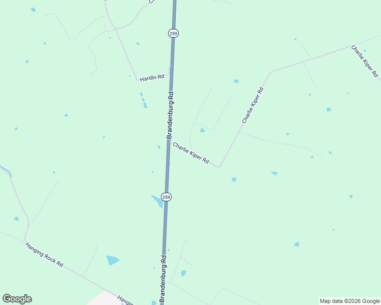 map of restaurants, bars, coffee shops, grocery stores, and more near 161 Charlie Kiper Road in Leitchfield