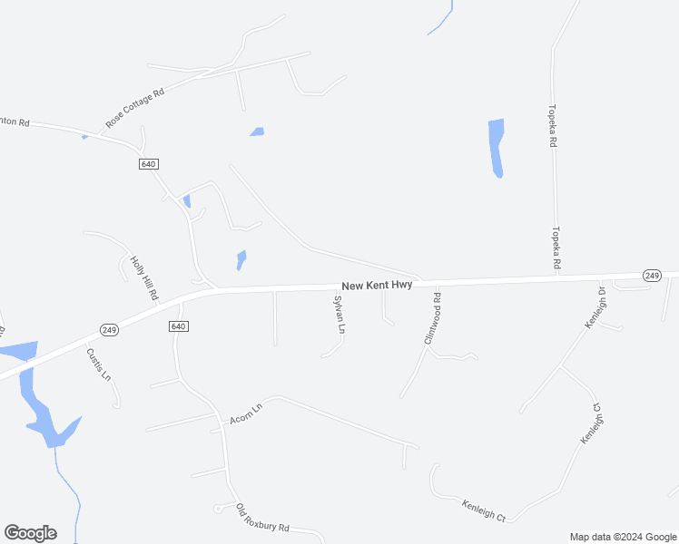 map of restaurants, bars, coffee shops, grocery stores, and more near 4346 New Kent Highway in Quinton