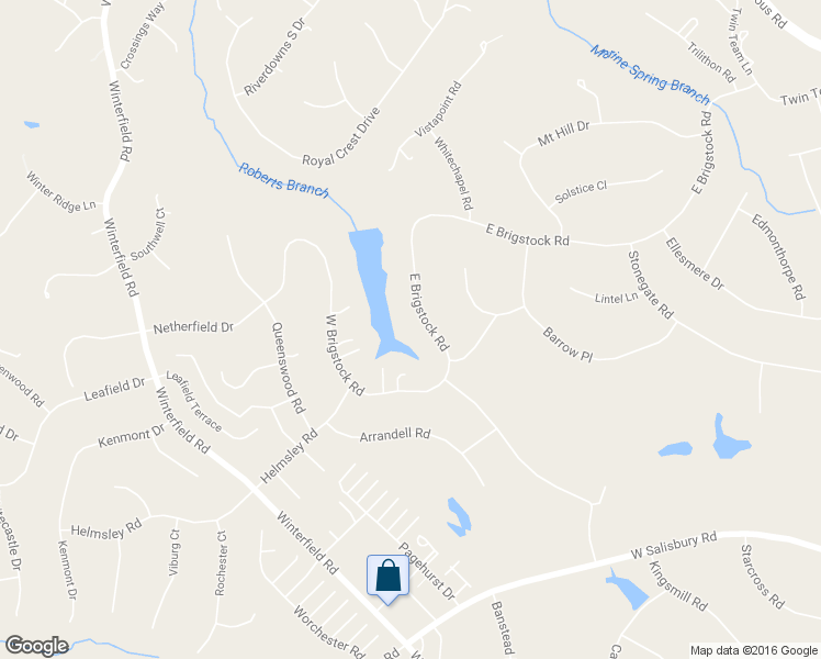 map of restaurants, bars, coffee shops, grocery stores, and more near 2740 East Brigstock Road in Midlothian
