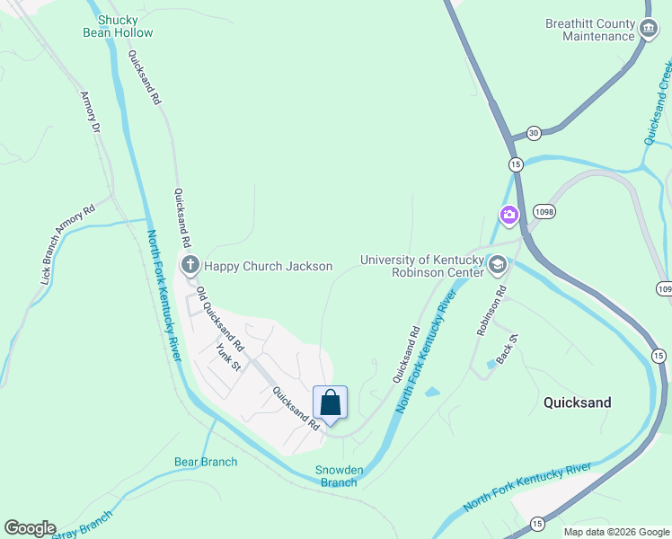 map of restaurants, bars, coffee shops, grocery stores, and more near 445 Snowden Branch Road in Jackson