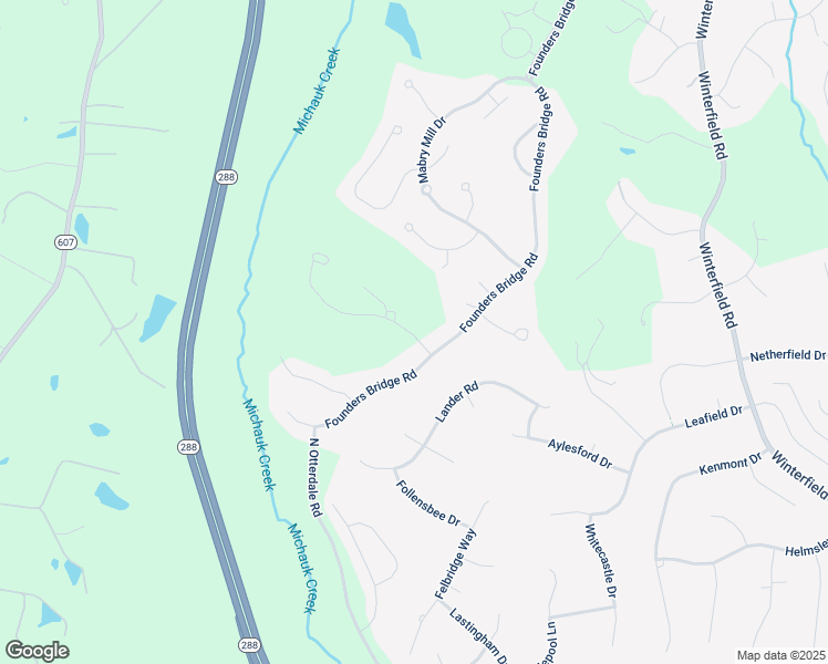 map of restaurants, bars, coffee shops, grocery stores, and more near 16106 Maple Hall Dr in Midlothian
