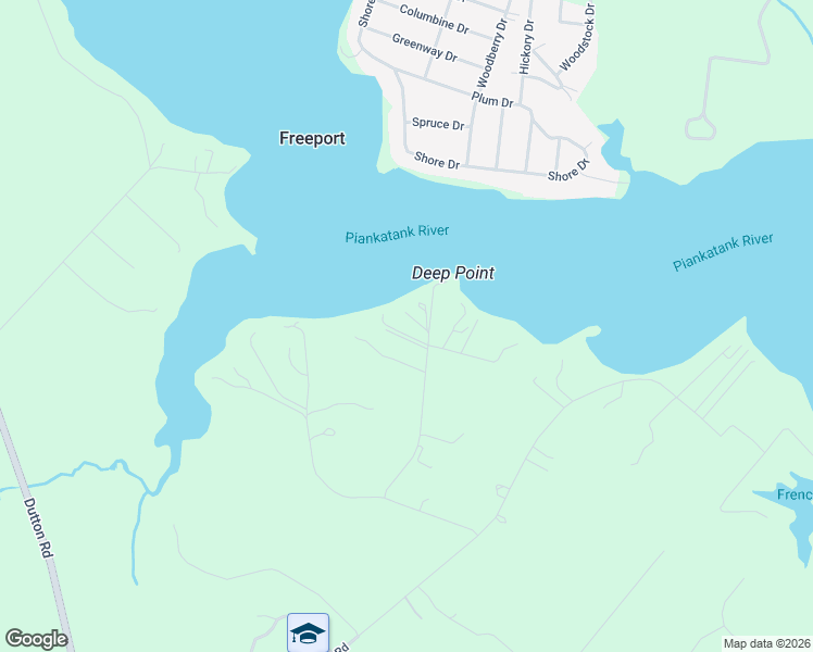 map of restaurants, bars, coffee shops, grocery stores, and more near 11802 Deep Point Lane in Gloucester