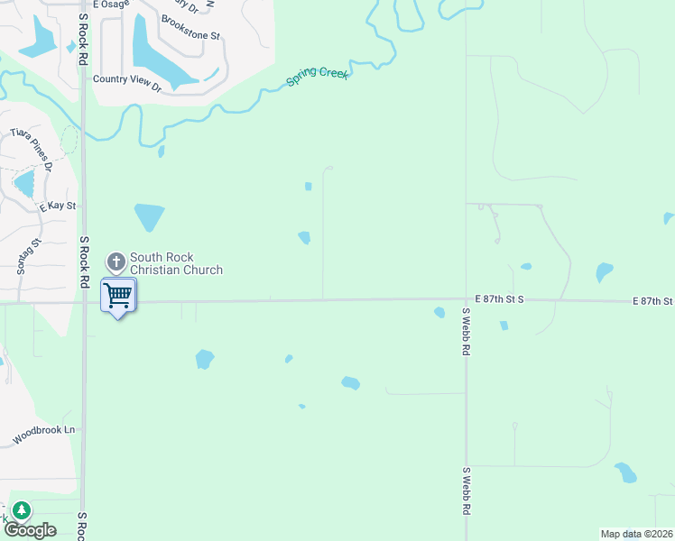 map of restaurants, bars, coffee shops, grocery stores, and more near 9102 East 87th Street South in Derby