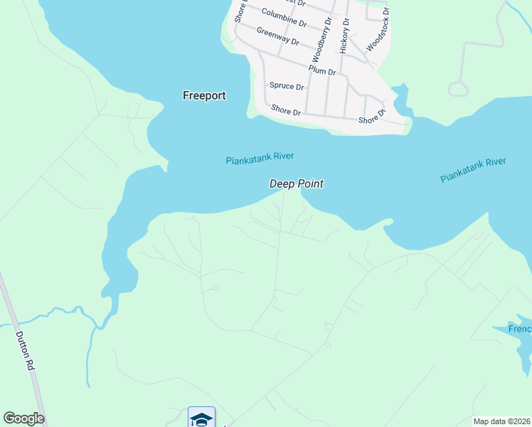 map of restaurants, bars, coffee shops, grocery stores, and more near 11802 Deep Point Lane in Gloucester