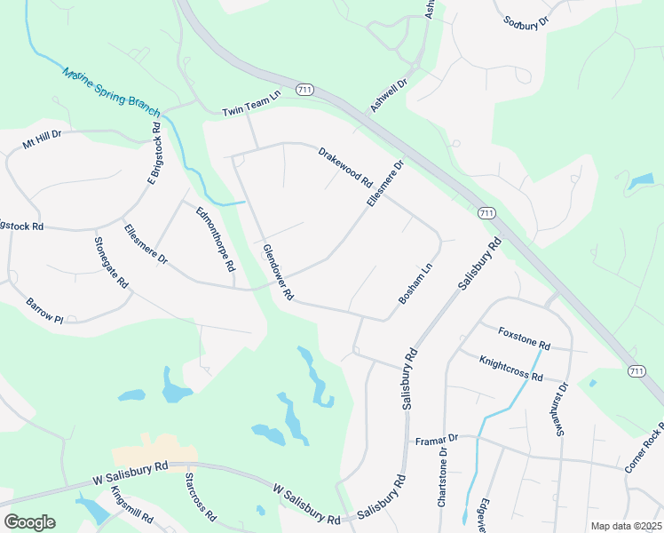 map of restaurants, bars, coffee shops, grocery stores, and more near 2941 Ellesmere Drive in Midlothian
