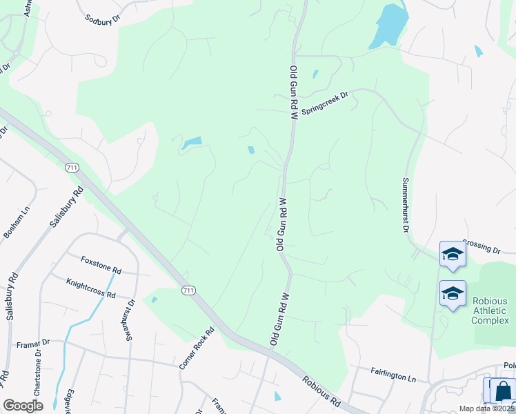 map of restaurants, bars, coffee shops, grocery stores, and more near 2910 London Park Drive in Midlothian