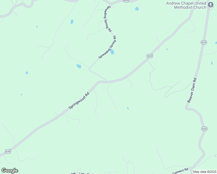 map of restaurants, bars, coffee shops, grocery stores, and more near 6120-6180 State Route 630 in Buchanan